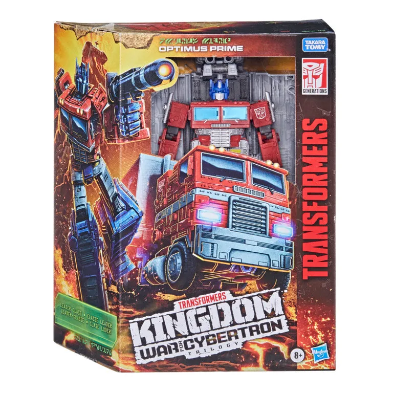 Transformers War For Cybertron Kingdom Leader Class Figure Optimus Prime