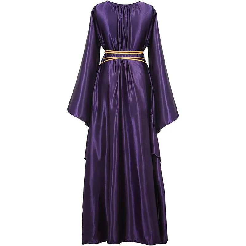 Women's Medieval Renaissance Long Dress Costumes Irish Cosplay Retro Gown