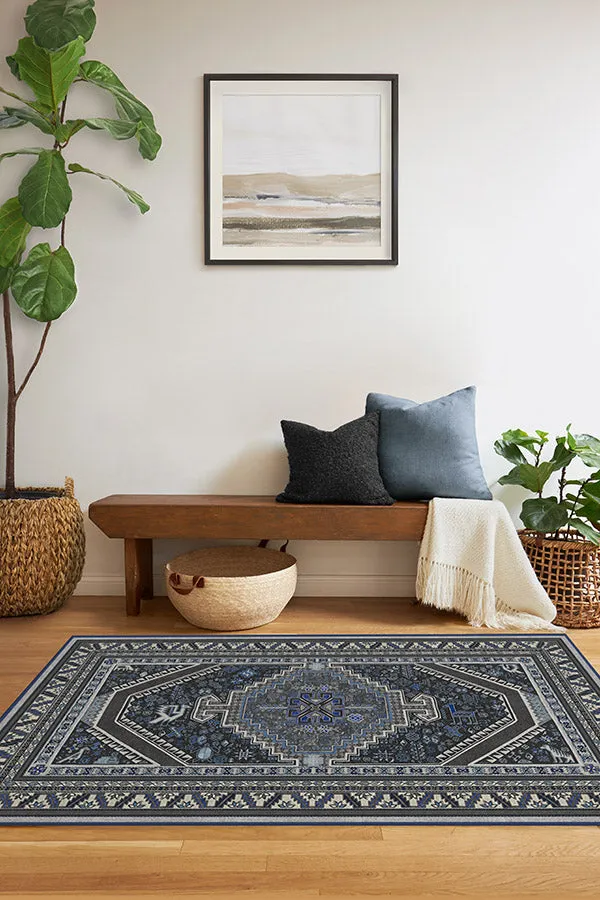 Zareen Steel Blue Rug